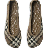 Burberry checkered Ballerina in jacquard