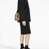 Burberry Leather, suede and check sneakers