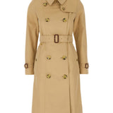 Burberry Double-breasted cotton trench coat