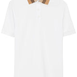 Burberry Vintage check print-detail polo shirt