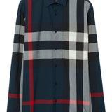 Burberry Black Check Shirt