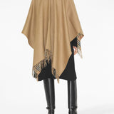 Burberry Reversible Check Wool Cape
