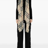 Burberry Check wool scarf