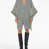Burberry Vintage Check Reversible Wool Cape