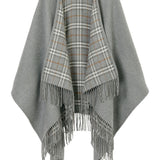 Burberry Vintage Check Reversible Wool Cape