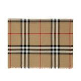 Burberry Check wool and silk scarf