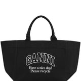 Ganni Organic cotton XXL tote bag