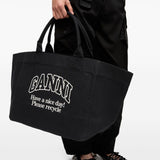 Ganni Organic cotton XXL tote bag