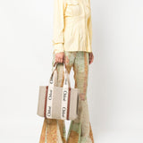 Chloé Woody canvas medium tote bag