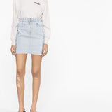 Isabel Marant Beige Logo Print Sweater