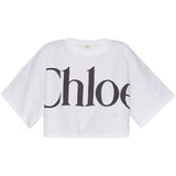 Chloé Logo-print crop top