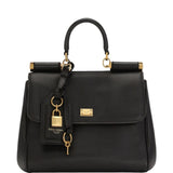 Dolce and Gabbana Black Sicily Handbag