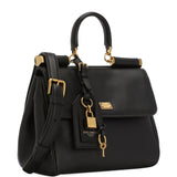 Dolce and Gabbana Black Sicily Handbag