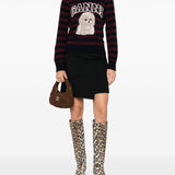 GANNI Sweaters Bordeaux