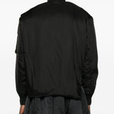Comme Des Garcons Deepestshade Black Asymmetric Bomber