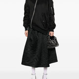 Comme Des Garcons Deepestshade Black Asymmetric Bomber