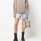 Chloé Woody small canvas tote bag