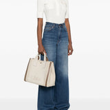 Chloé Ecru Herringbone Tote Bag