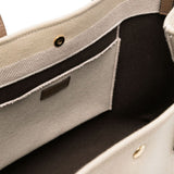 Chloé Ecru Herringbone Tote Bag