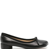 MM6 Maison Margiela Black Bow Flats