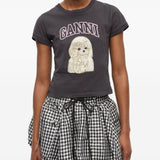 GANNI T-shirts and Polos Grey