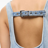 GANNI Top Clear Blue