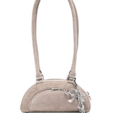 Self Portrait Charcoal Grey Bow Bag