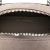 Self Portrait Charcoal Grey Bow Bag