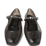 Jimmy Choo The Jelly Ballerina Flats with Crystal Embellishment