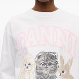 GANNI Sweaters White