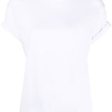 Brunello Cucinelli White Chain Link Tee