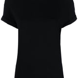 Brunello Cucinelli Black Brass Embellished Tee
