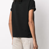 Brunello Cucinelli Black Brass Embellished Tee