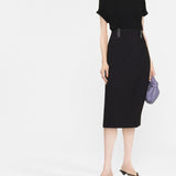 Brunello Cucinelli Black Brass Embellished Tee