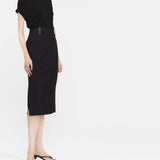 Brunello Cucinelli Black Brass Embellished Tee