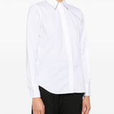 Brunello Cucinelli White Monili Chain Shirt
