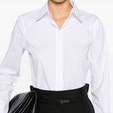 Brunello Cucinelli White Monili Chain Shirt