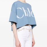 Chloé Chloè T-shirts and Polos Clear Blue