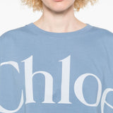 Chloé Chloè T-shirts and Polos Clear Blue