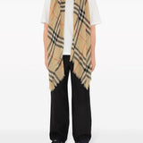 Burberry Check wool scarf