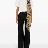 Burberry Check wool scarf