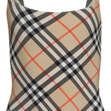 Burberry Beige Check Swimsuit