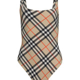 Burberry Beige Check Swimsuit