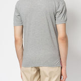 Thom Browne Light Grey SignatureDetail RwbStripe Polo