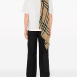 Burberry Check wool scarf