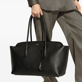Tom Ford Black Structured Tote Bag