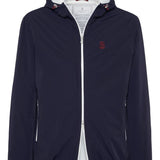 Brunello Cucinelli Bonded nylon hooded vest with Thermore padding and logo