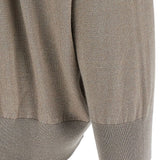 Brunello Cucinelli Beige Drawstring Hooded Sweater