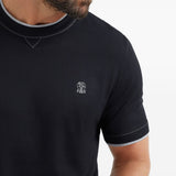 Brunello Cucinelli T-shirts and Polos Blue