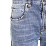 Brunello Cucinelli Light Blue Patch Jeans